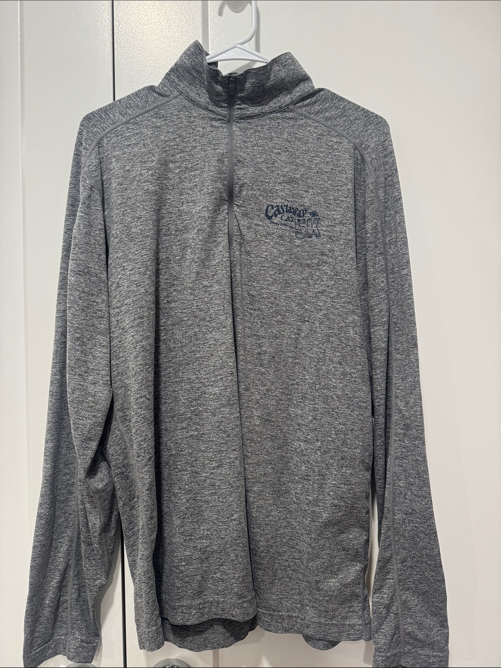 Men’s Heather Gray Half-Zip Performance Sweater